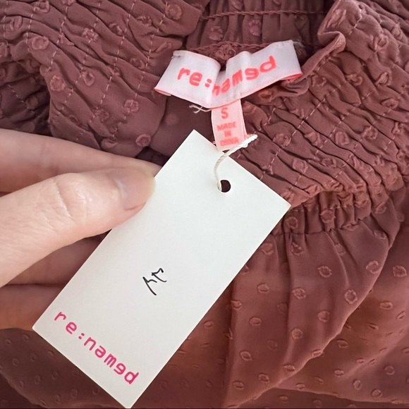 Mauve Swiss Dot Blouse - Picture 12 of 12